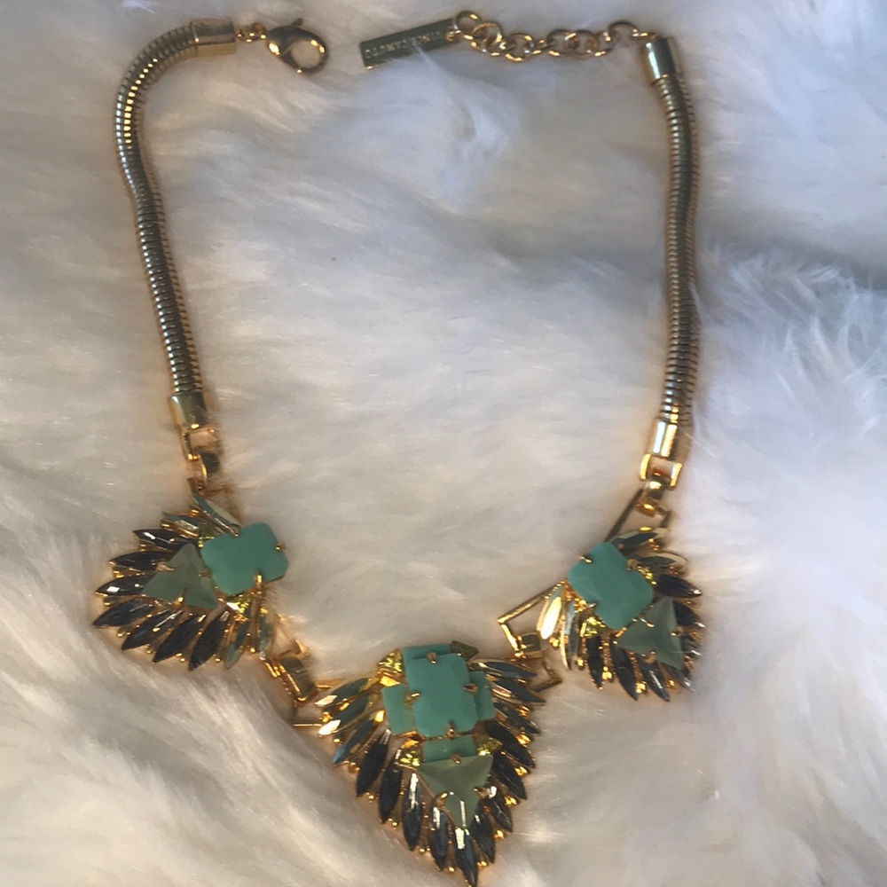Vince camuto stone gold necklace